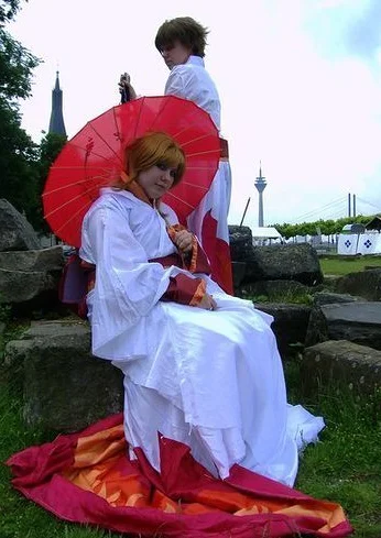 Cosplay-Cover: Sakura * Flammen Kimono*