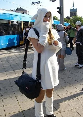 Cosplay-Cover: Graues Schaf