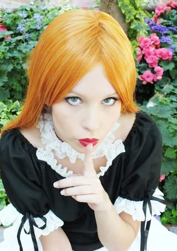 Cosplay-Cover: Soryu Asuka Langley (Maid)