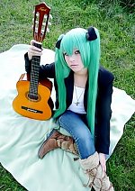 Cosplay-Cover: Hatsune Miku [play guitar]