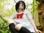 Cosplay-Cover: Rukia Kuchiki (Schuluniform)