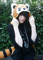 Cosplay-Cover: Giru- Roter Panda Kigurumi