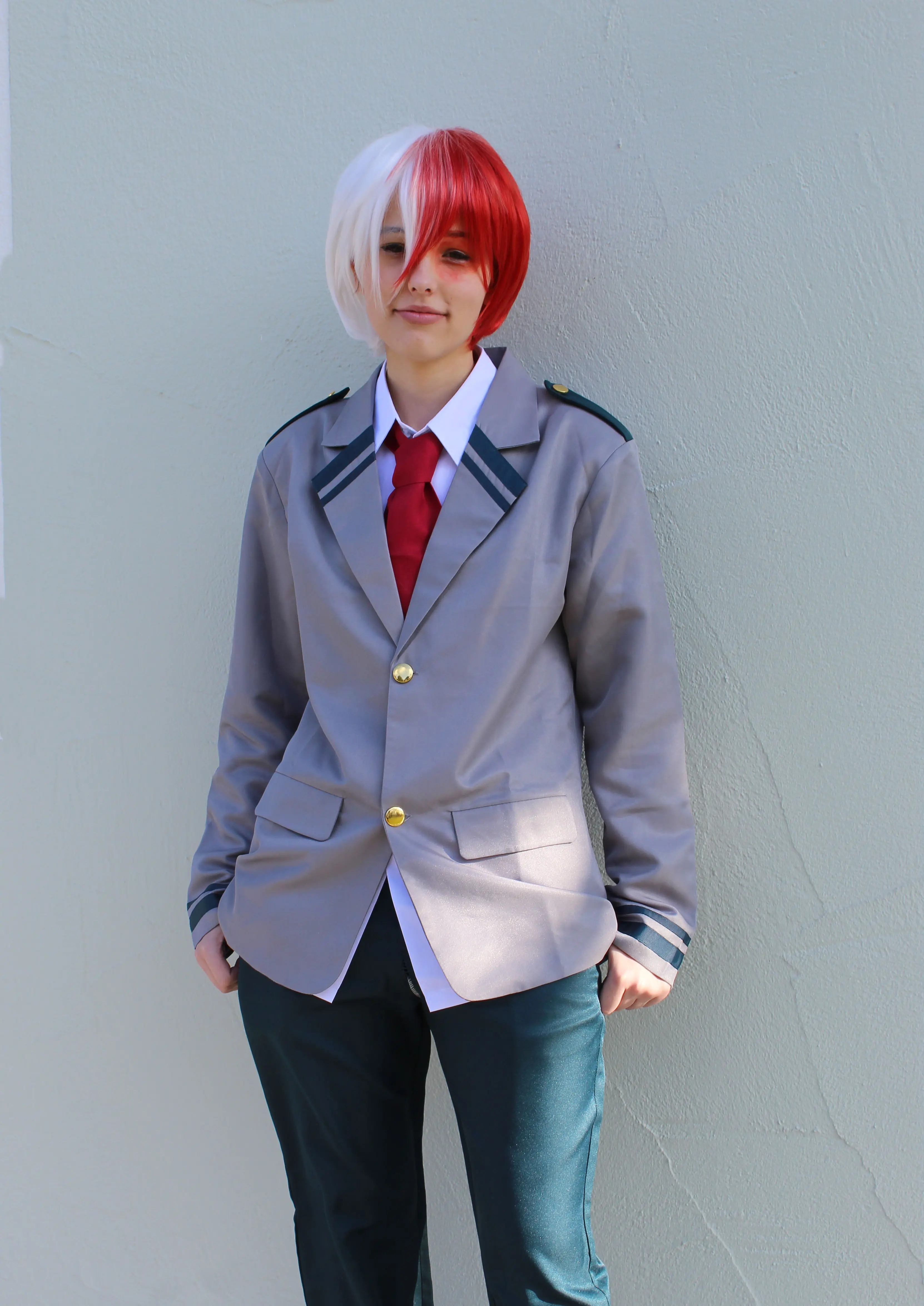 Cosplay-Cover: Todoroki Shouto (Schuluniform)