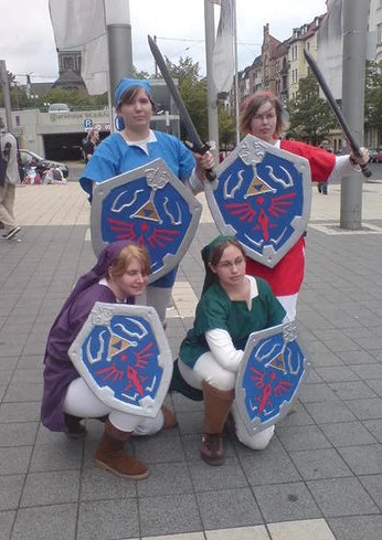Cosplay-Cover: grüner Link; Version 2007 