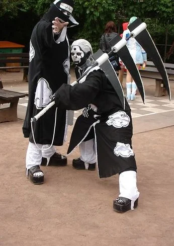 Cosplay-Cover: hidan seal (black/white version)