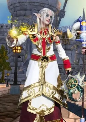 Cosplay-Cover: T1 Priester - Nachtelf