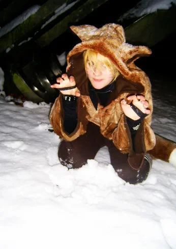 Cosplay-Cover: Naruto Uzumaki [ Plüsch-Fuchs-Cos]