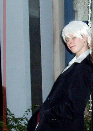 Cosplay-Cover: Ichimaru Gin (Suit Striped Shirt)