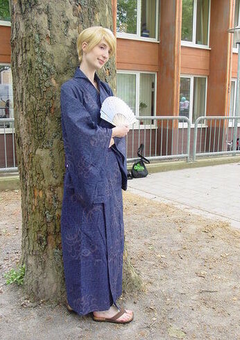 Cosplay-Cover: Haruka Tenno (im Yukata)