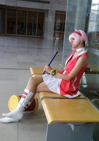 Cosplay-Cover: Amy Rose (Sport-Fanart-Version)