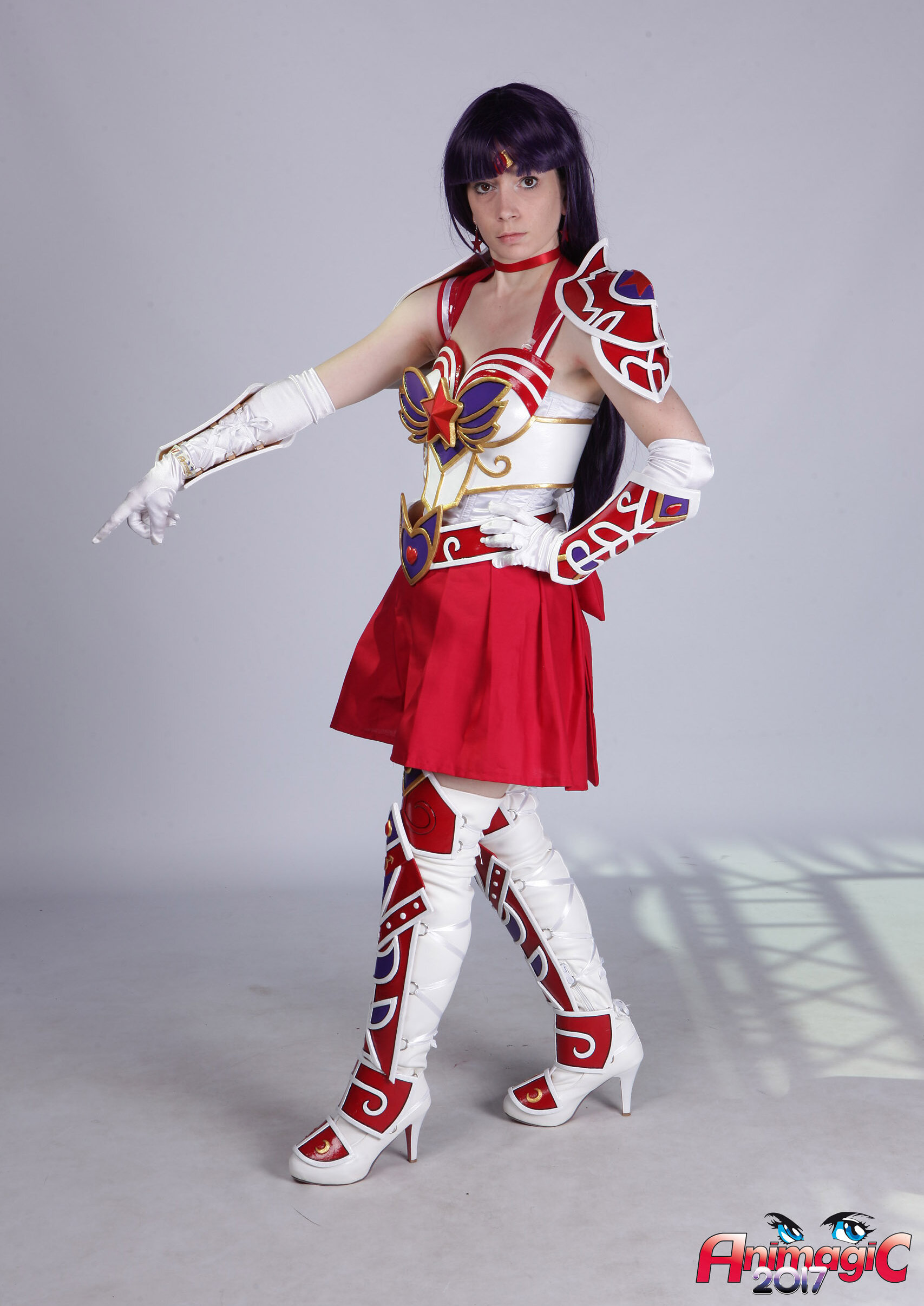 Cosplay-Cover: Sailor Mars (Rüstungsversion)