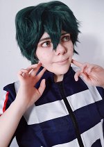 Cosplay-Cover: Izuku Midoriya Trainingsversion