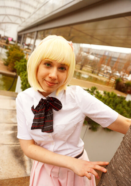 Cosplay-Cover: Shiemi Moriyama (Schuluniform)