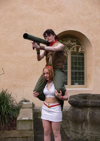 Cosplay-Cover: Nat-chan/Natsuko Aki  (Kampfoutfit)