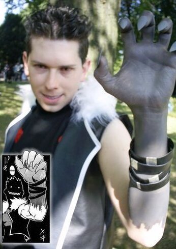 Cosplay-Cover: Greed [mit Ultimate Shield-Klauen]