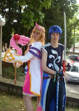 Cosplay-Cover: Ninja männlich