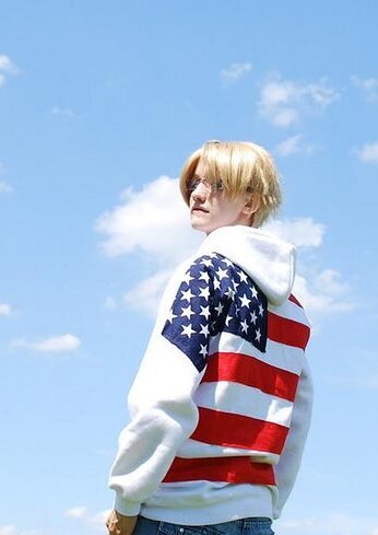 Cosplay-Cover: Alfred F. Jones (America) - "FlagFanart"