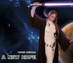 Cosplay-Cover: Padmé Amidala (Jedi-Version)