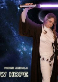 Cosplay-Cover: Padmé Amidala (Jedi-Version)