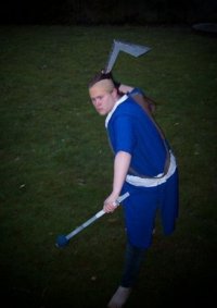 Cosplay-Cover: Sokka vom Wasserstamm