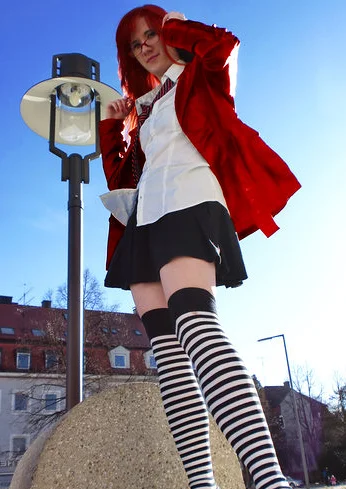 Cosplay-Cover: Grell school Girly~(Fanart)
