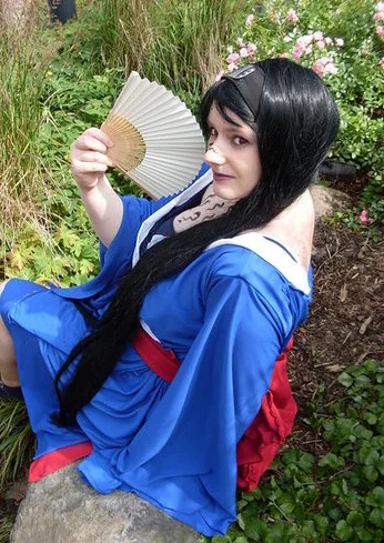 Cosplay-Cover: Sasuke Sexy no jutsu im Kimono