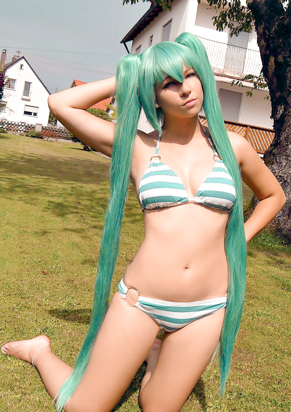 Cosplay-Cover: Hatsune Miku [Beach]