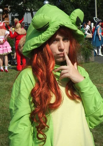 Cosplay-Cover: Mikuru Asahina [frog-suit]