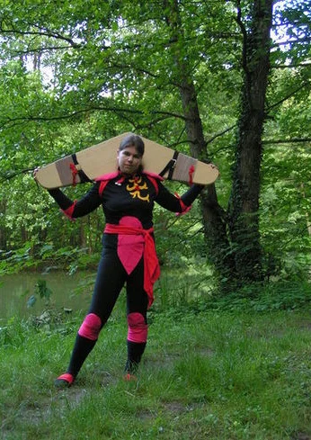 Cosplay-Cover: Sango (Kampfoutfit)