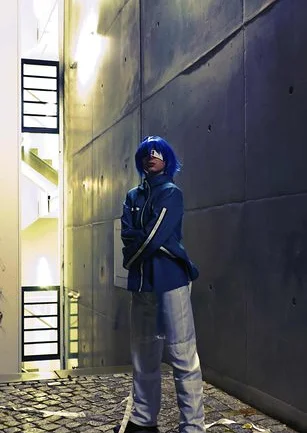 Cosplay-Cover: Akito/Agito (Mangaversion blue)