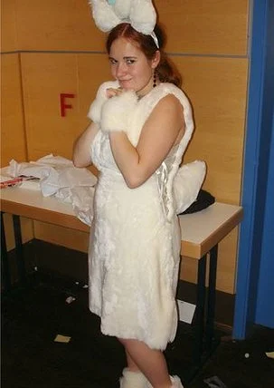 Cosplay-Cover: Totoro (weiß)