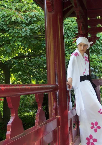 Cosplay-Cover: Renji Abarai (Kirschblüten Kimono Version)
