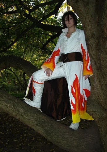 Cosplay-Cover: Shaolan (Feuerkimono)