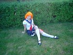 Cosplay-Cover: Nami (Schuluniform)