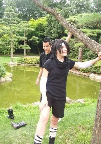 Cosplay-Cover: sasuke uchiha black vers.