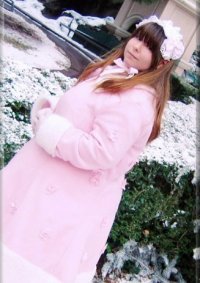 Cosplay-Cover: Pink Flower Winter Coat