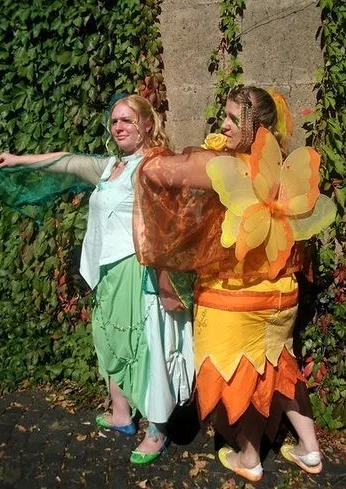 Cosplay-Cover: Butterfly grün/blau