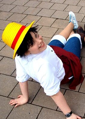 Cosplay-Cover: Luffy (Kochoutfit)