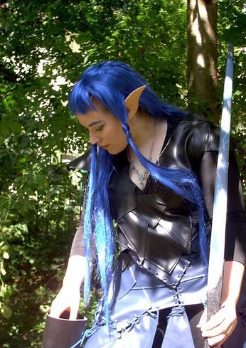 Cosplay-Cover: Wasserelfe Merandilie- Amazonenoutfit