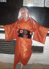 Cosplay-Cover: Sakura im Kimono