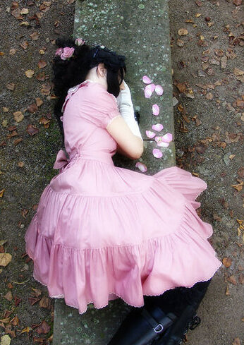 Cosplay-Cover: lolita (meta altrosa kleid) 2