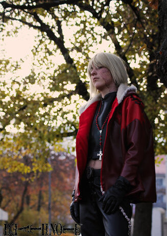 Cosplay-Cover: Mello [Rote Lederjacke]