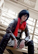 Cosplay-Cover: Mikasa Ackermann [scouting legion]