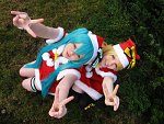 Cosplay-Cover: Kagamine Rin Christmas [Project Diva Arcade]