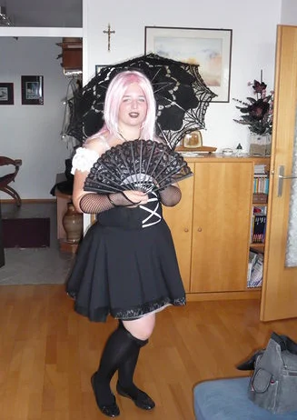 Cosplay-Cover: Sakura Gothic Lolita Style