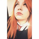 Cosplay-Cover: Ginny Weasley, Hogwarts Uniform.