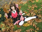 Cosplay-Cover: Shizuka Masuda (Schuluniform)