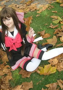 Cosplay-Cover: Shizuka Masuda (Schuluniform)