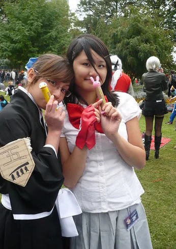 Cosplay-Cover: Kuchiki Rukia [Schuluniform]