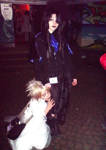 Cosplay-Cover: Mana in black